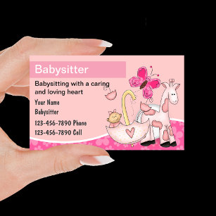 Babysitting-Visitenkarten Visitenkarte