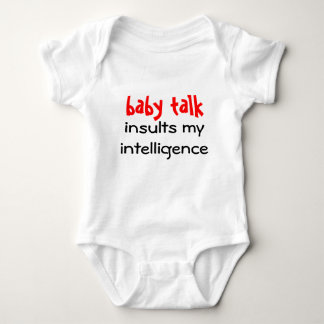 Babysprache beleidigt meine Intelligenz Baby Strampler