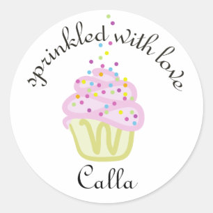 Babysprinkle-Duschdusche Aufkleber für den Kuchen,