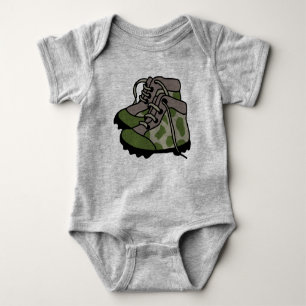Babystiefel zur Camouflage Baby Strampler