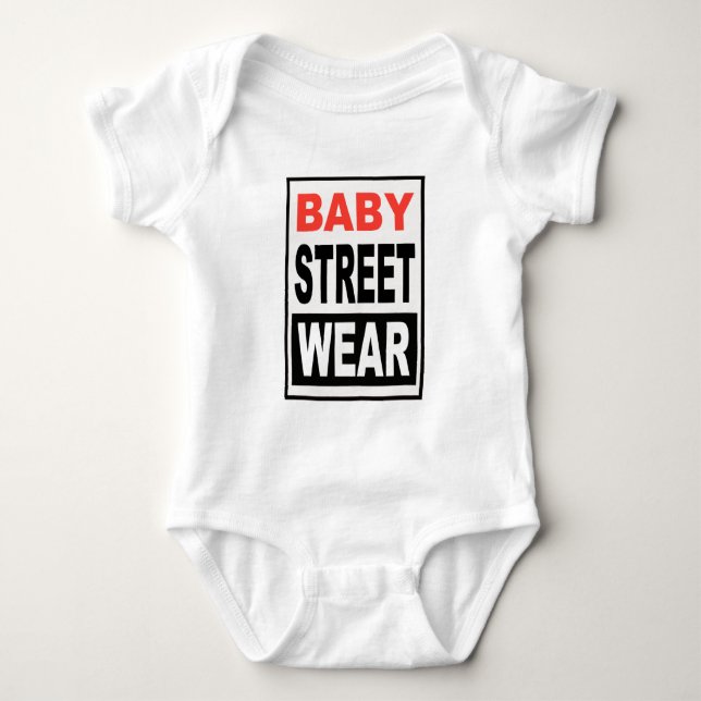 Babystraßen-Abnutzungsentwurf Baby Strampler (Vorderseite)