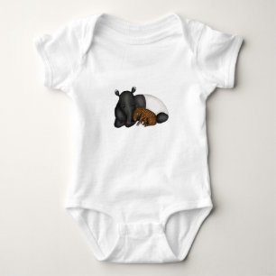 Babytapir und Baby-Babykrug Baby Strampler