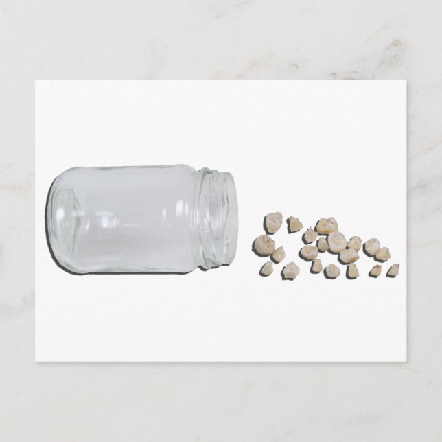 BabyTeethJar033113.png Postkarte (Vorderseite)