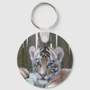Babytiger wartete Mamma-Liebe Schlüsselanhänger