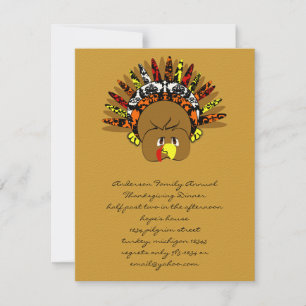 Babyturkeykoloriskenkreise Einladung