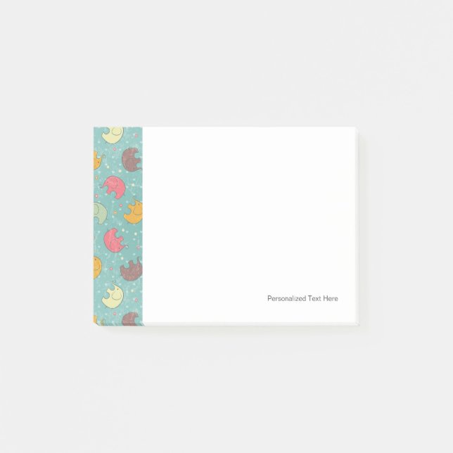 Babyunterlage Post-it Klebezettel (Vorderseite)