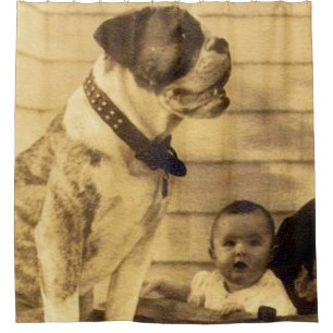 Babywächter der 1920er Jahre Duschvorhang