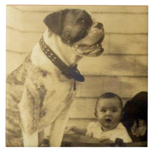 Babywächter der 1920er Jahre Fliese