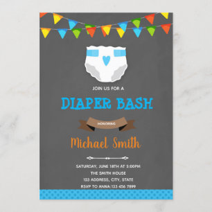 Babywaschbecken Einladung zur Babydusche