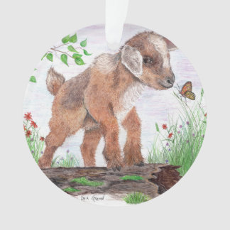 Babyziege Akrylornament Ornament