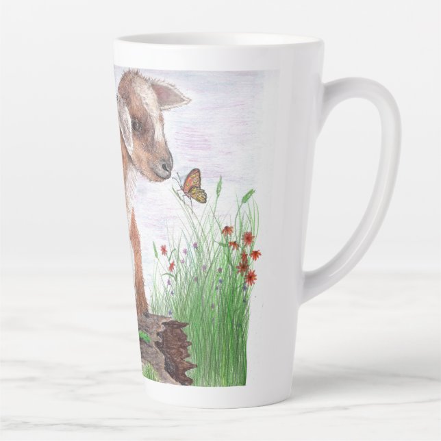 Babyziege Latte Tasse (Rechts)
