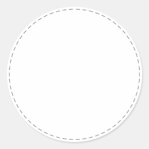 Bac à épices lignes de tiret blanc étiquette rond