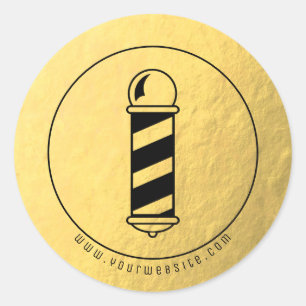 Bac Boutique Pole Faux Gold Sticker