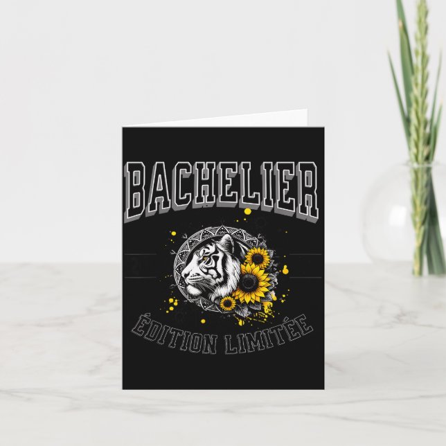 Bac Diploma 2025 Tiger Limited Edition New Bachelo Karte (Vorderseite)