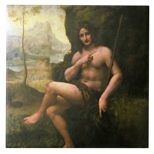 Bacchus, c.1695 (Öl auf Leinwand) Fliese (Vorderseite)
