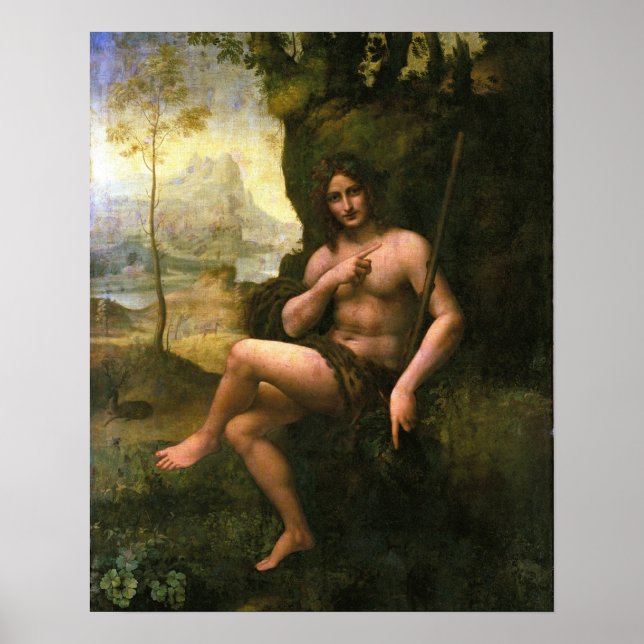 Bacchus, c.1695 (Öl auf Leinwand) Poster (Vorne)