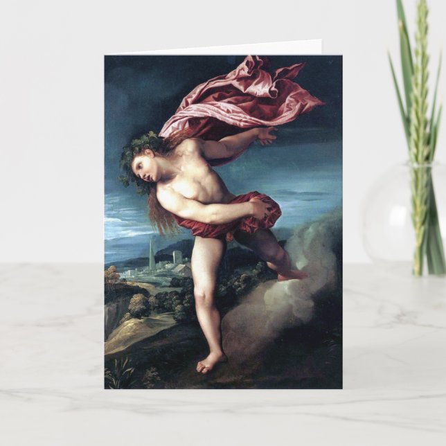 Bacchus Fine Art Greetings Card Karte (Vorderseite)