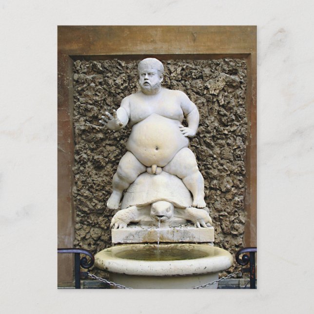 Bacchus Fountain Postkarte (Vorderseite)