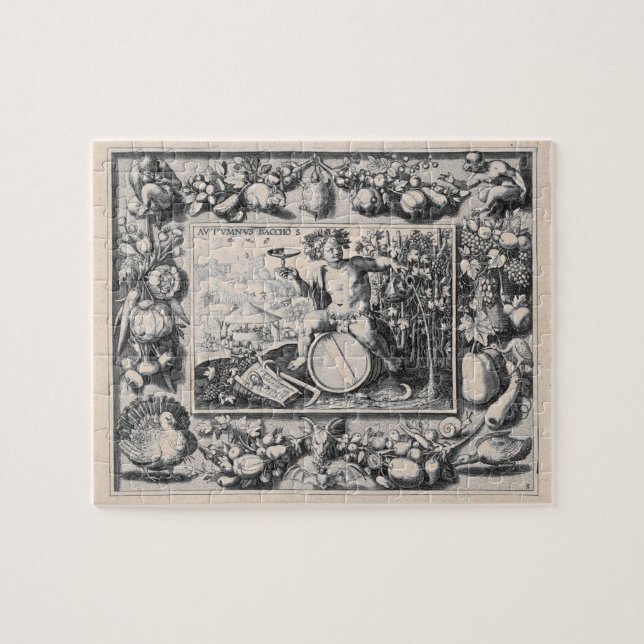 Bacchus-Gott des Weins (Horizontal)