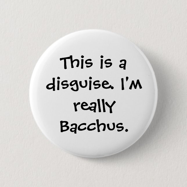 Bacchus-Kostüm Button (Vorderseite)