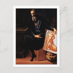 Baccio Bandinelli Self Portrait Postkarte