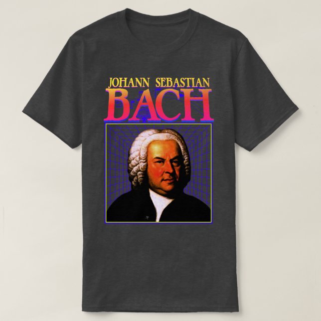 BACH 80er Design T-Shirt (Design vorne)
