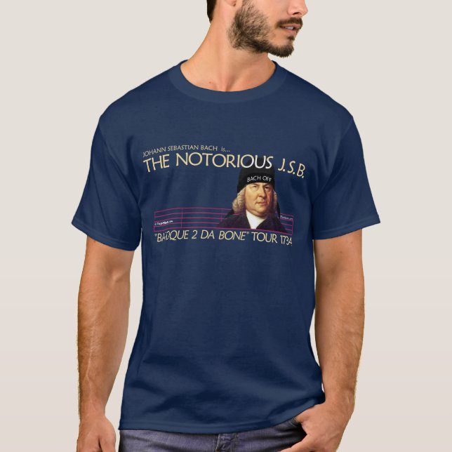 Bach "Barock 2 DA entbeinen" Ausflug (die dunkle T-Shirt (Vorderseite)