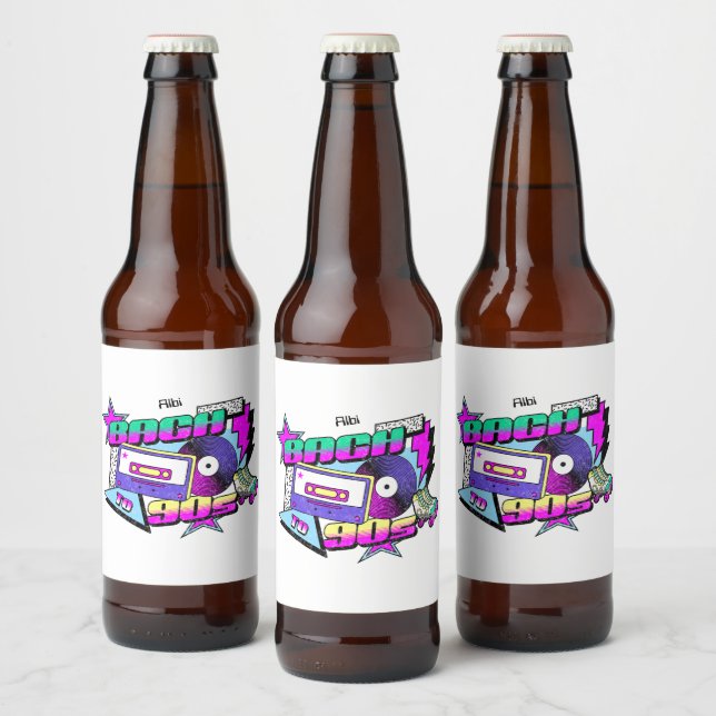 Bach bis in die 90er Jahre Bierflaschenetikett (Flaschen)