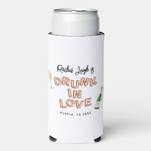 Bach & Boozy Rose Gold Bachelorette Wochenende Selters Dosenkühler