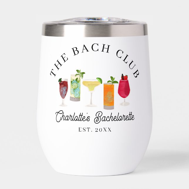 Bach Club Bachelorette Cocktails Party Drinks (Vorderseite)