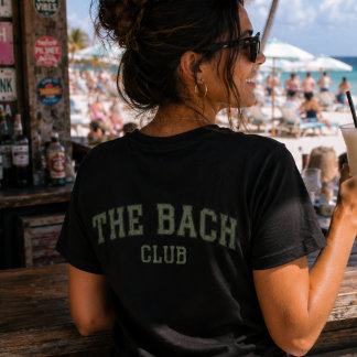 Bach Club Bachelorette Shirts mit Namen