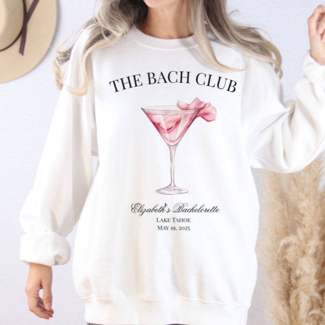 Bach Club Pinacoteca comunale Casa Rusca Sweatshirt (The Bach Club Sweatshirt Pink Cocktail)