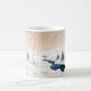 Bach in einer winterlichen Schneelandschaft (Weihn Kaffeetasse
