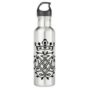 Bach Insignia, Siegel, Seal, Crest, Monogram Edelstahlflasche