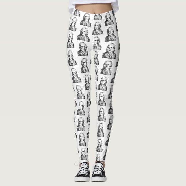 Bach-Klassiker-Komposer Leggings (Vorderseite)