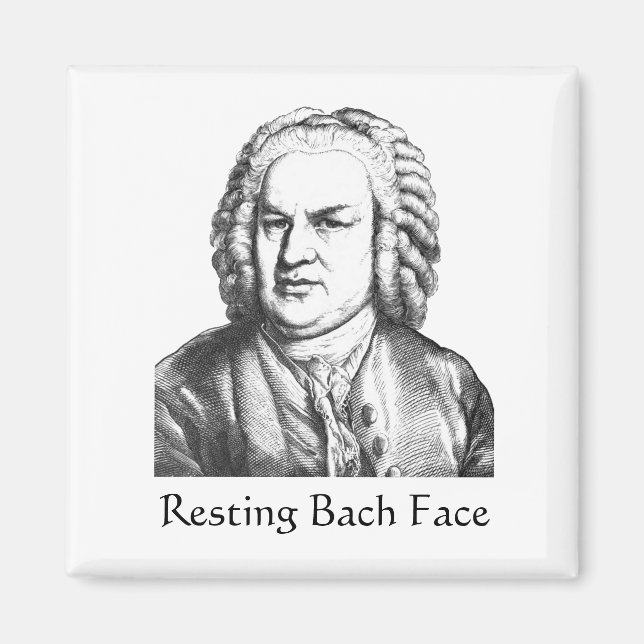 Bach-Klassiker-Komposer Magnet (Vorne)