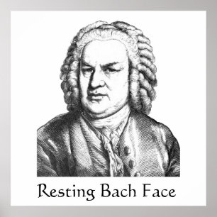 Bach-Klassiker-Komposer Poster