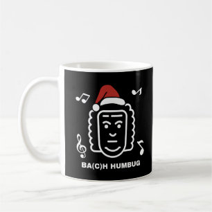 BACH Lustige klassische Musik Komponist Weihnachts Kaffeetasse