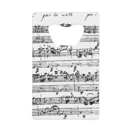 Bach Musik-Flaschenöffner Geldbeutel Flaschenöffner