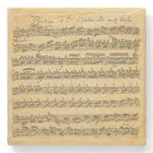 Bach Partita Musik-Manuskript für Violinen-Solo