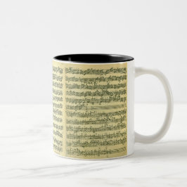 Bach Partita Zweifarbige Tasse