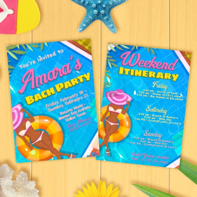 Bach Party Einladung - Wochenendreise (Von Creator hochgeladen)