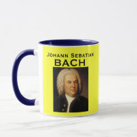 Bach, Porträt-Tasse Johann Sebastian