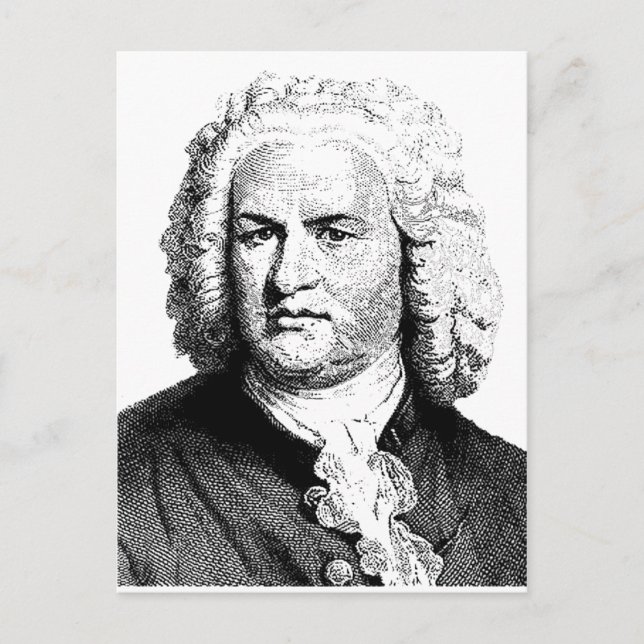 BACH POSTKARTE (Vorderseite)