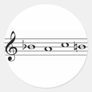 Bach Runder Aufkleber