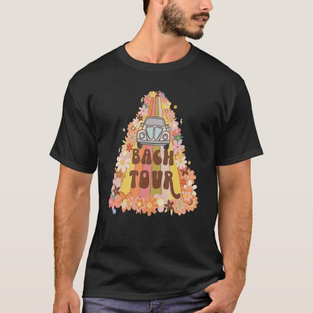 Bach Tour Retro 60er 70er Thema Brautjungfer Jungg T-Shirt (Vorderseite)