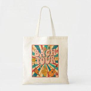 Bach Tour Retro 60er 70er Theme Bridesmaid Bachelo Tragetasche