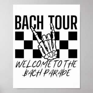 Bach Tour Willkommen bei der Bach Parade Gotik Bac Poster