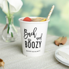 Bach und Bachelorette Brautparty Pappbecher