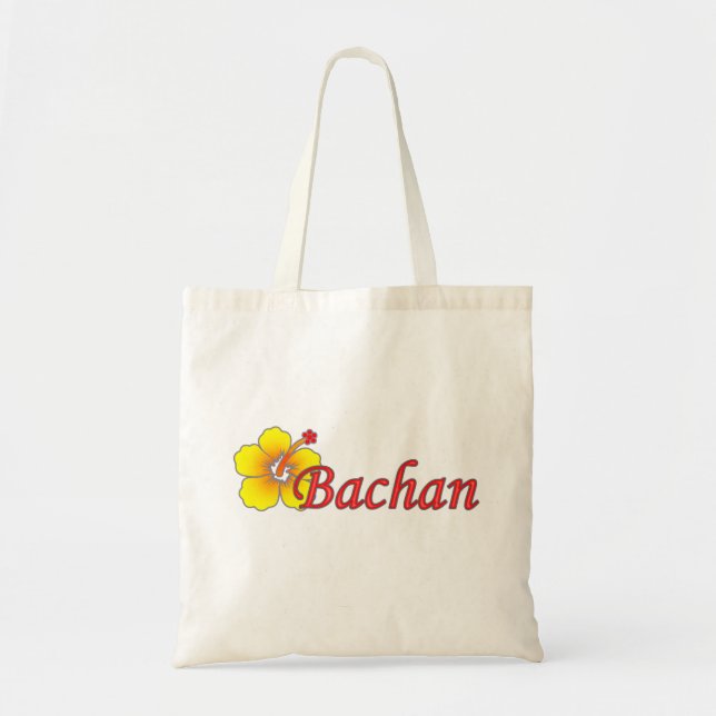 Bachans Hibiskus-Lebensmittelgeschäfttasche Tragetasche (Vorne)